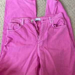 Zara pink jeans size 6